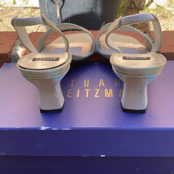 Stuart Weitzman Starry Silver Jewel Slingback Heel - Picture 5 of 7